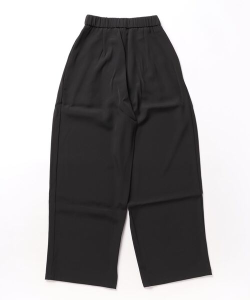 Lilamusant(リラミュゾン)の「★Lilamusant(リラミュゾン)★フロントタックワイドストレートパンツ(スラックス・レディース・ブラック/ブラウン/グレー・M/S)」の4枚目の写真