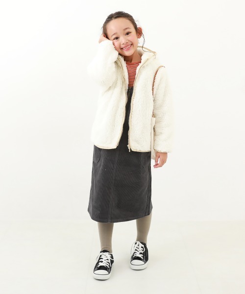 devirock（デビロック）の「洗える 3WAYマウンテンパーカー（マウンテンパーカー・キッズ・スミクロ/ベージュ系1・110cm/120cm/100cm/150cm/130cm/160cm/140cm）」の8枚目の写真