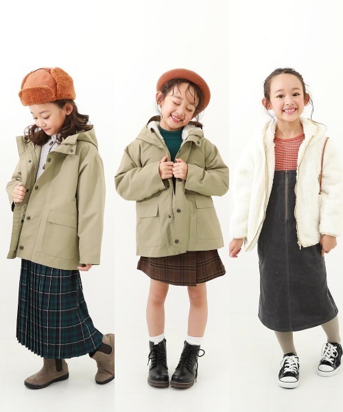 devirock（デビロック）の「洗える 3WAYマウンテンパーカー（マウンテンパーカー・キッズ・スミクロ/ベージュ系1・110cm/120cm/100cm/150cm/130cm/160cm/140cm）」の9枚目の写真