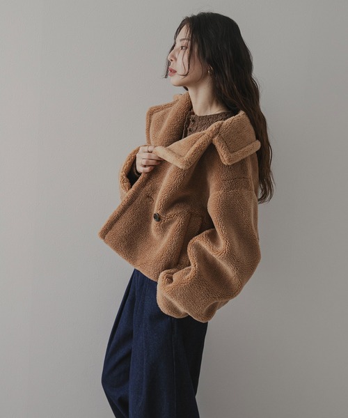 CHIEKO+ コート　新品　TEDDY ショートコート　黒　36 CHIEKO+ コート 新品 TEDDY ショートコート 黒 36 楽天市場