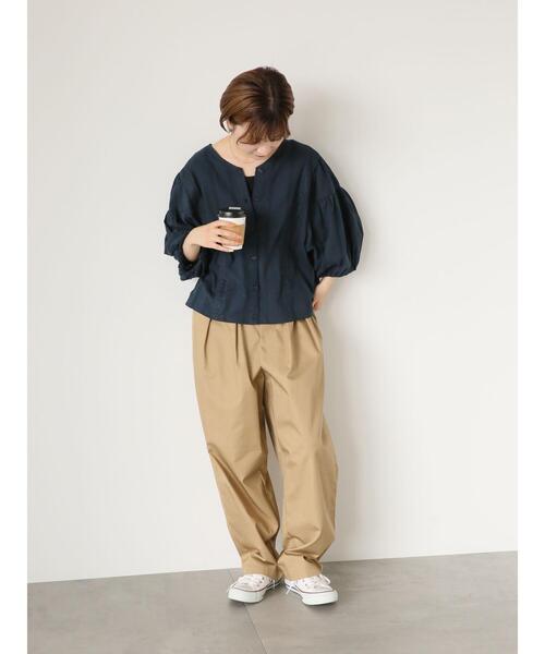 Samansa Mos2 blue（サマンサモスモスブルー）の「レースブラウス（シャツ/ブラウス・レディース・ブラック/オフホワイト/ネイビー・F）」の12枚目の写真