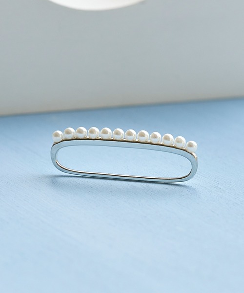 Phoebe(フィービィー)の「パールカートリッジイヤーカフ ゴールド(イヤーカフ・レディース・イエローゴールド/シルバー・FREE)」の11枚目の写真