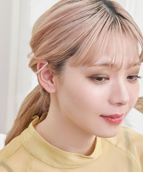 Phoebe(フィービィー)の「パールカートリッジイヤーカフ ゴールド(イヤーカフ・レディース・イエローゴールド/シルバー・FREE)」の14枚目の写真