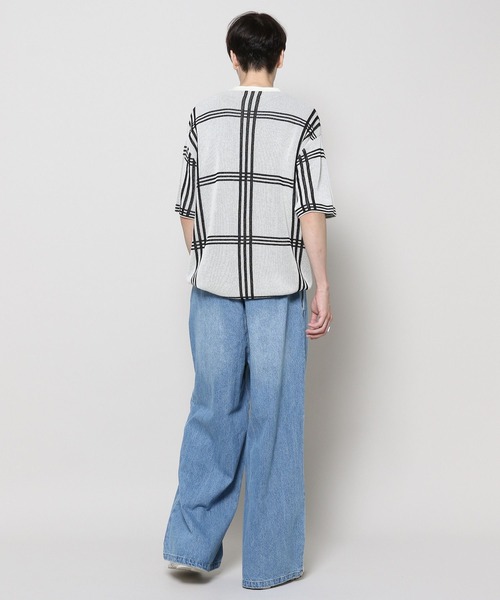 3.3 Field Trip （3.3フィールドトリップ）の「3.3 Field Trip／チェックカーデガン 2976943（カーディガン/ボレロ・メンズ・ブラック/ライトブルー/ホワイト・FREE）」の16枚目の写真