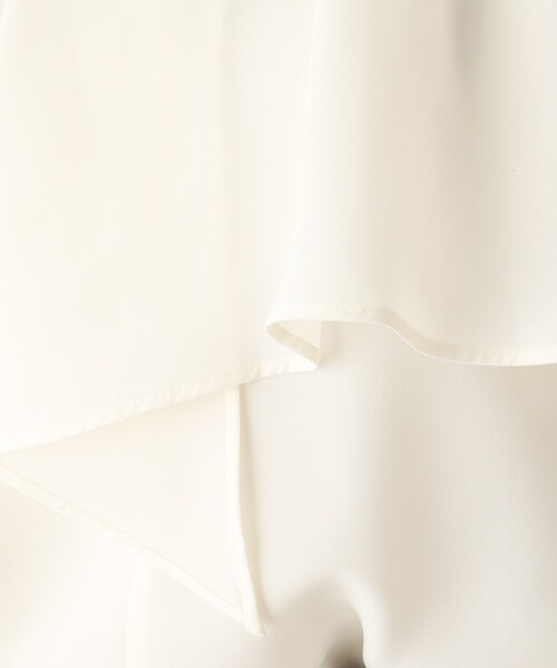 index(インデックス)の「◆バンドカラーラッフルフリルブラウス【防シワ/イージーアイロン/洗濯機洗い可】(シャツ/ブラウス・レディース・ピンク/ブラック系1/オフホワイト/チャコールグレー・36/38/40/42)」の22枚目の写真