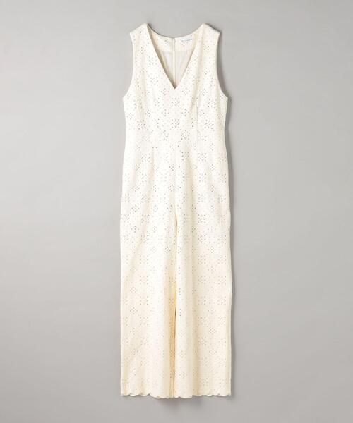 BEAUTY&YOUTH UNITED ARROWS（ビューティーアンドユースユナイテッドアローズ）の「コットンブレンドレース オールインワン（つなぎ/オールインワン・レディース・オフホワイト/その他9/ブラック・S/M）」の13枚目の写真