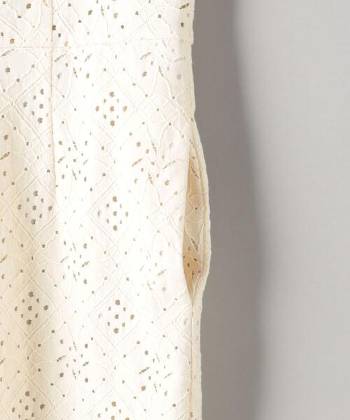 BEAUTY&YOUTH UNITED ARROWS（ビューティーアンドユースユナイテッドアローズ）の「コットンブレンドレース オールインワン（つなぎ/オールインワン・レディース・オフホワイト/その他9/ブラック・S/M）」の18枚目の写真