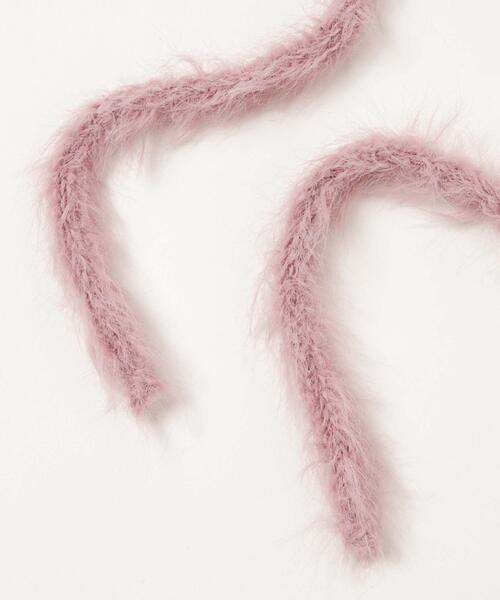 WEGO（ウィゴー）の「WEGO/シャギーイヤーフラップニットキャップ（ニットキャップ/ビーニー・レディース・グレー/オフホワイト/ブラック/ライトピンク・FREE）」の18枚目の写真