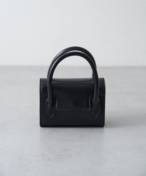 COLONY 2139（コロニートゥーワンスリーナイン）の「フラップミニ2wayバッグ（ショルダーバッグ・レディース・ブラック/ホワイト/シルバー・FREE）」の9枚目の写真