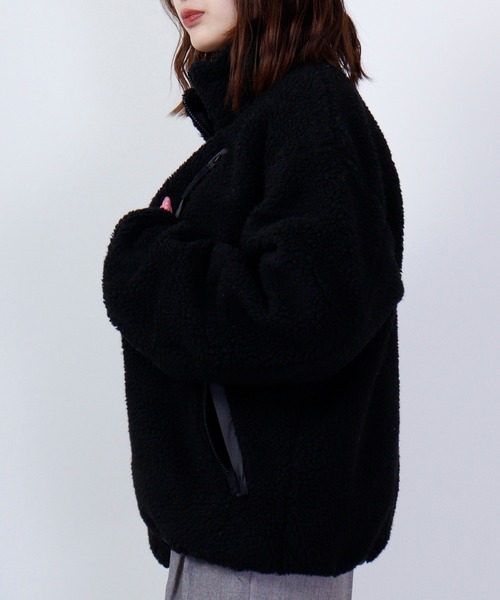 Jungle Storm（ジャングルストーム）の「Sheep boa reversible zip-up blouson / シープボア リバーシブルジップアップブルゾン unisex（ブルゾン・メンズ・オフホワイト/ベージュ/キャメル/ブラック・L/M）」の22枚目の写真