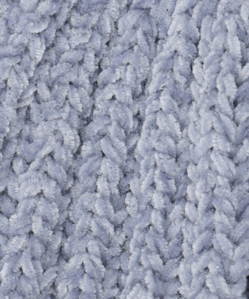 ikka（イッカ）の「モールリブニットワッチ（ニットキャップ/ビーニー・レディース・ダークグレー/ライトパープル/オフホワイト・FREE）」の8枚目の写真