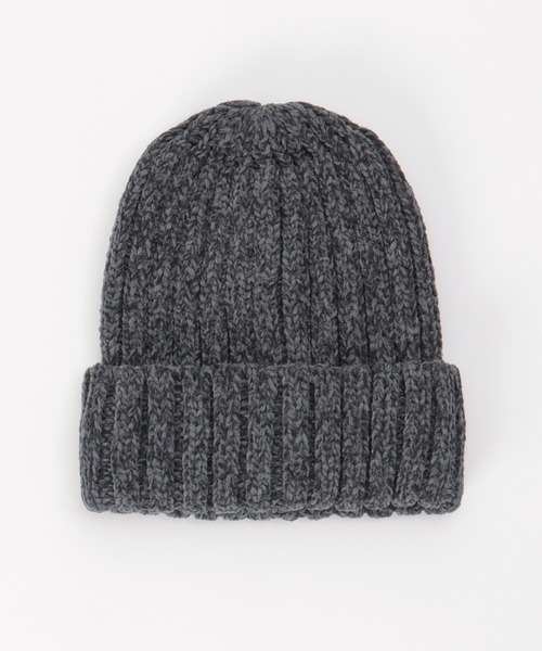 ikka（イッカ）の「モールリブニットワッチ（ニットキャップ/ビーニー・レディース・ダークグレー/ライトパープル/オフホワイト・FREE）」の13枚目の写真