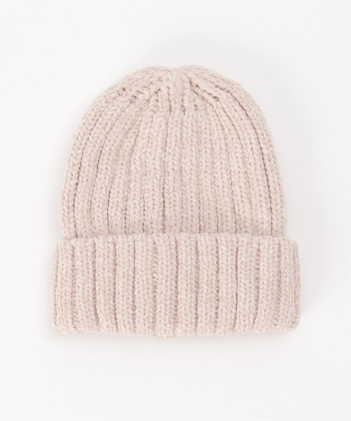 ikka（イッカ）の「モールリブニットワッチ（ニットキャップ/ビーニー・レディース・ダークグレー/ライトパープル/オフホワイト・FREE）」の14枚目の写真