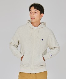 【Champion/チャンピオン】メンズ ベーシック 大きいサイズ ジップフーデッドスウェットシャツ