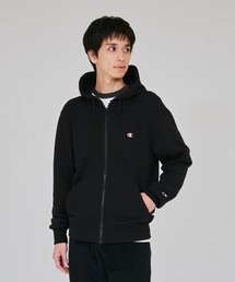 【Champion/チャンピオン】メンズ ベーシック 大きいサイズ ジップフーデッドスウェットシャツ