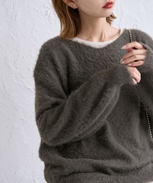 ROPE' PICNIC | シャギーVネックニットプルオーバー(ニット/セーター)