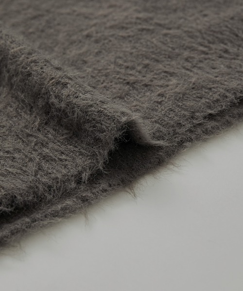 ROPE' PICNIC（ロペピクニック）の「シャギーVネックニットプルオーバー（ニット/セーター・レディース・ピンク系その他2/チャコールグレー/キナリ/サックスブルー・38）」の6枚目の写真