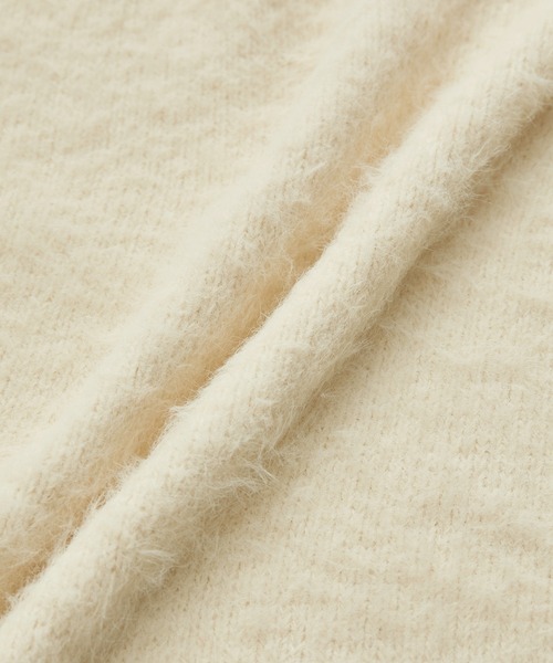 ROPE' PICNIC（ロペピクニック）の「シャギーVネックニットプルオーバー（ニット/セーター・レディース・ピンク系その他2/チャコールグレー/キナリ/サックスブルー・38）」の7枚目の写真