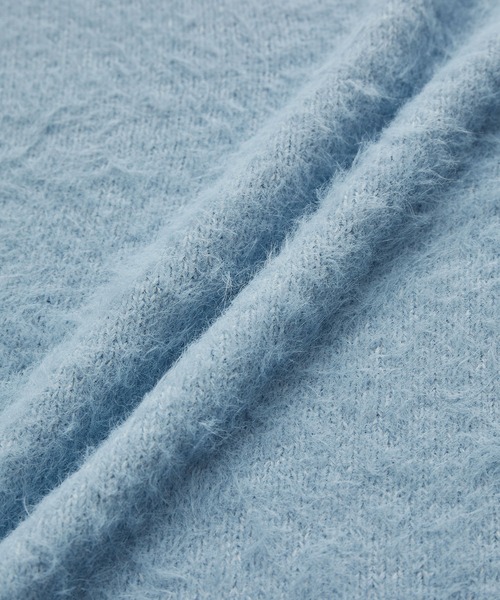 ROPE' PICNIC（ロペピクニック）の「シャギーVネックニットプルオーバー（ニット/セーター・レディース・ピンク系その他2/チャコールグレー/キナリ/サックスブルー・38）」の8枚目の写真