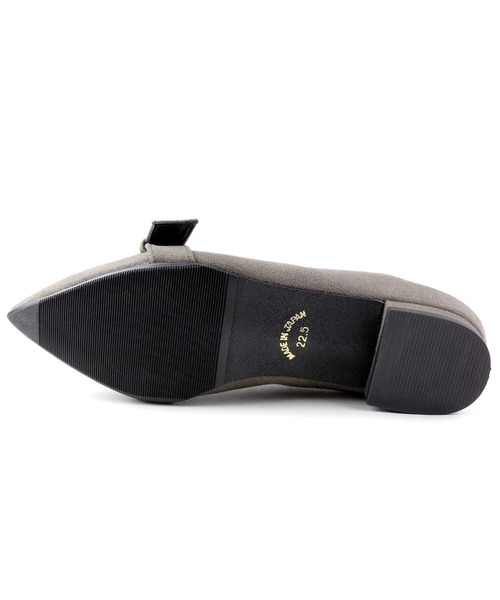 晴雨兼用 ポインテッドトゥ ローファーパンプス【日本製】（ローファー）｜chocolates（チョコラテス）