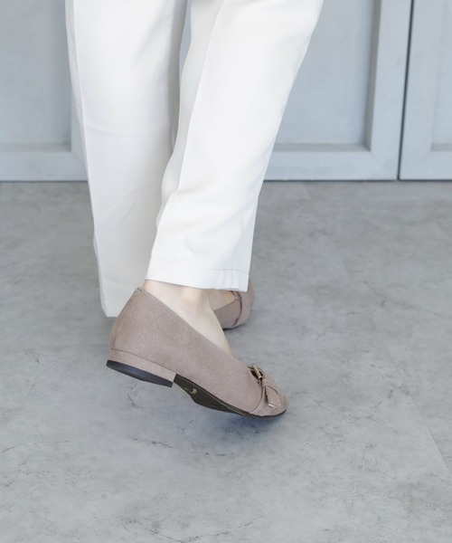 晴雨兼用 ポインテッドトゥ ローファーパンプス【日本製】（ローファー）｜chocolates（チョコラテス）