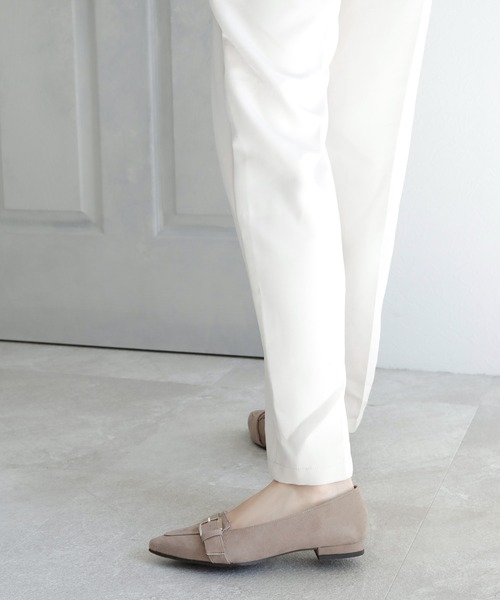 晴雨兼用 ポインテッドトゥ ローファーパンプス【日本製】（ローファー）｜chocolates（チョコラテス）