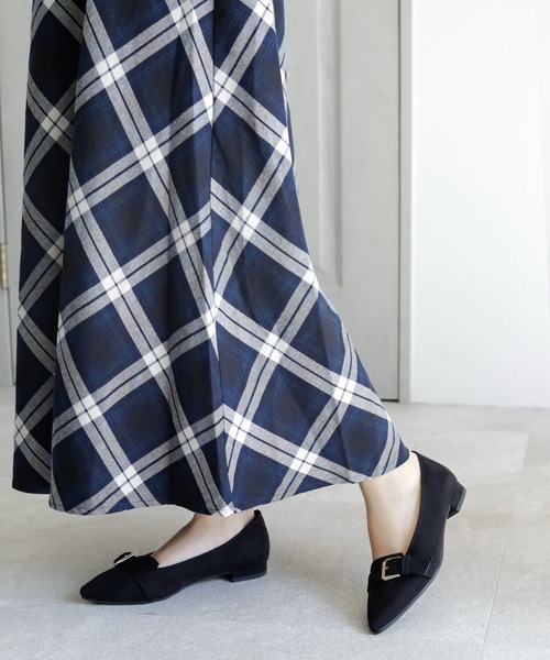 晴雨兼用 ポインテッドトゥ ローファーパンプス【日本製】（ローファー）｜chocolates（チョコラテス）