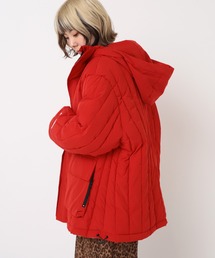 J2080 ストライプステッチパディングジャケット