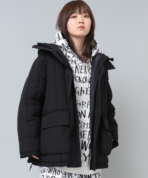 セール】J2080 ストライプステッチパディングジャケット（ダウン