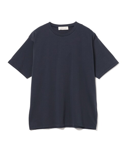 B:MING by BEAMS（ビーミングバイビームス）の「B:MING by BEAMS / SIMPLE YET オーガニックコットン Tシャツ（Tシャツ/カットソー・メンズ・ネイビー/オフホワイト・MEDIUM/SMALL/X-LARGE/LARGE）」の9枚目の写真