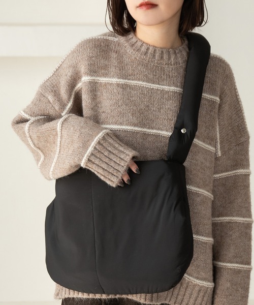 Amiur（エミレ）の「marshmallow 2way bag / マシュマロ2wayバッグ（ショルダーバッグ・レディース・ブラック/ブラウン系その他/アイボリー・FREE）」の19枚目の写真