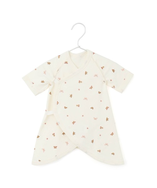 MAKE YOUR DAY（メイクユアデイ）の「やさしい3柄コンビ肌着（ロンパース・キッズ・ブルー/ピンク/イエロー・50-70cm）」の3枚目の写真