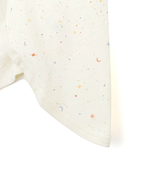 MAKE YOUR DAY（メイクユアデイ）の「やさしい3柄コンビ肌着（ロンパース・キッズ・ブルー/ピンク/イエロー・50-70cm）」の13枚目の写真