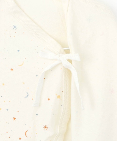 MAKE YOUR DAY（メイクユアデイ）の「やさしい3柄コンビ肌着（ロンパース・キッズ・ブルー/ピンク/イエロー・50-70cm）」の14枚目の写真