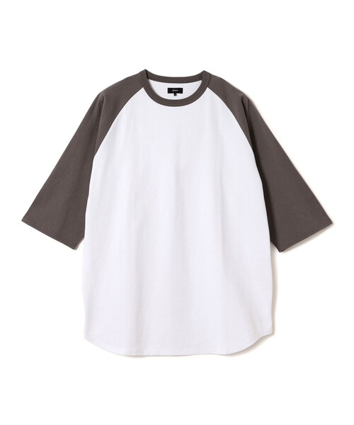 BEAMS（ビームス）の「BEAMS / ルーズ ベースボール Tシャツ（Tシャツ/カットソー・メンズ・グレー/グリーン/ブラウン・XL/L/M/S）」の11枚目の写真