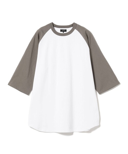 BEAMS（ビームス）の「BEAMS / ルーズ ベースボール Tシャツ（Tシャツ/カットソー・メンズ・グレー/グリーン/ブラウン・XL/L/M/S）」の20枚目の写真