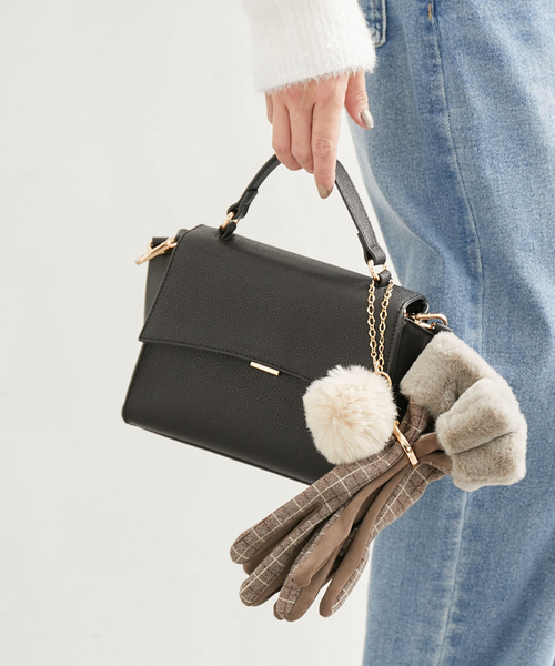 ROPE' PICNIC(ロペピクニック)の「ファーグローブホルダー(その他小物・レディース・ベージュ系その他/ピンク/キナリ・FREE)」の3枚目の写真