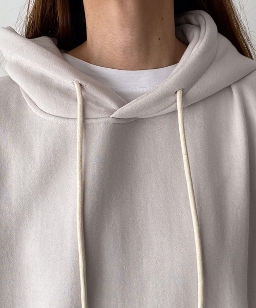 CANAL JEAN（キャナルジーン）の「choice_cnl　裏起毛オーバーパーカープルオーバー（パーカー・レディース・ライトグレー・MEDIUM/LARGE）」の16枚目の写真