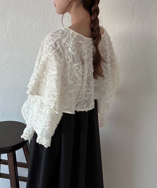 soie by apres jour mignon】袖ティアードボレロ＋キャミワンピース