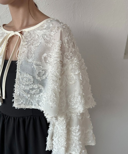 soie by apres jour mignon】袖ティアードボレロ＋キャミワンピース