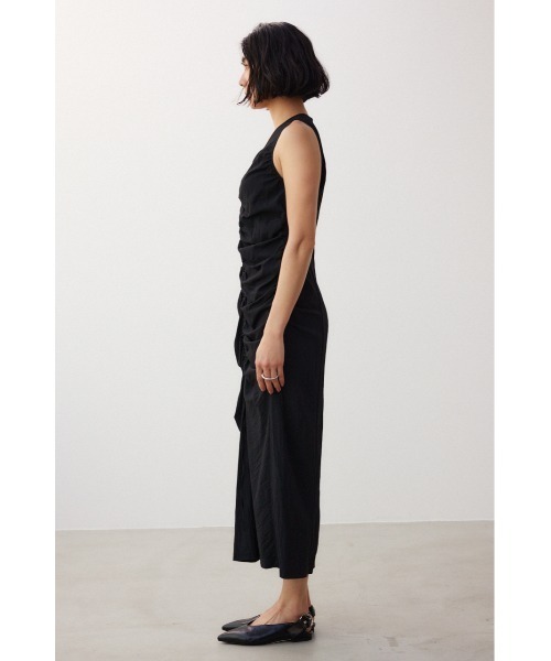 crie conforto(クリーコンフォルト)の「シャーリングギャザーワンピース(ワンピース・レディース・ブラック/ミント・SMALL/MEDIUM)」の14枚目の写真
