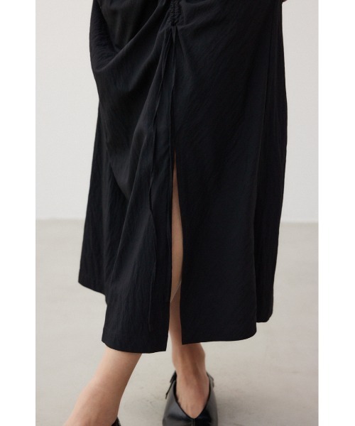 crie conforto(クリーコンフォルト)の「シャーリングギャザーワンピース(ワンピース・レディース・ブラック/ミント・SMALL/MEDIUM)」の19枚目の写真
