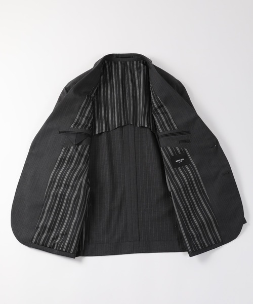 MEN'S BIGI（メンズビギ）の「ヘリンボーンストライプスーツセットアップ（スーツセット・メンズ・ネイビー/グレー・01/02/03/04）」の19枚目の写真