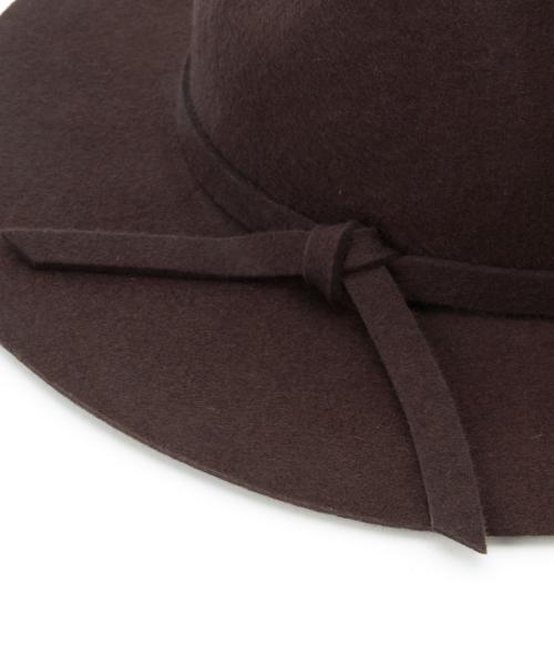 Ray BEAMS（レイビームス）の「Ray BEAMS / 中折れ ハット（ハット・レディース・グレー/ブラック/ダークブラウン/ブラウン・ONE SIZE）」の19枚目の写真