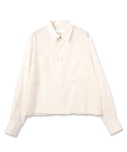 CULLNI（クルニ）の「24-SS-032 / Tropical Twill Square Pocket Shirt 