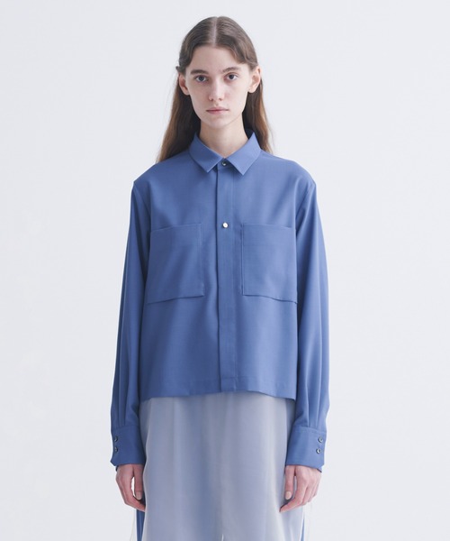 CULLNI（クルニ）の「24-SS-032 / Tropical Twill Square Pocket Shirt 