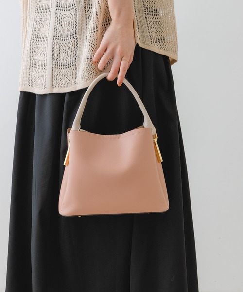 RODE SKO（ロデスコ）の「サイドバーワンハンドルミニバッグ（ショルダーバッグ・レディース・ピンク系その他/ホワイト系その他/ブラック・ONE）」の4枚目の写真