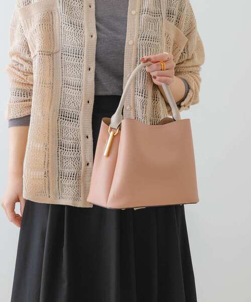 RODE SKO（ロデスコ）の「サイドバーワンハンドルミニバッグ（ショルダーバッグ・レディース・ピンク系その他/ホワイト系その他/ブラック・ONE）」の6枚目の写真