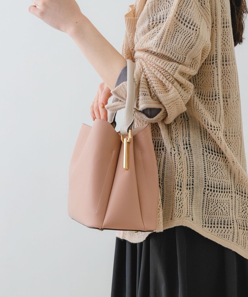 RODE SKO（ロデスコ）の「サイドバーワンハンドルミニバッグ（ショルダーバッグ・レディース・ピンク系その他/ホワイト系その他/ブラック・ONE）」の8枚目の写真