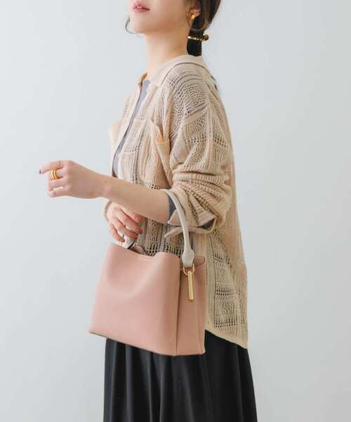 RODE SKO（ロデスコ）の「サイドバーワンハンドルミニバッグ（ショルダーバッグ・レディース・ピンク系その他/ホワイト系その他/ブラック・ONE）」の9枚目の写真